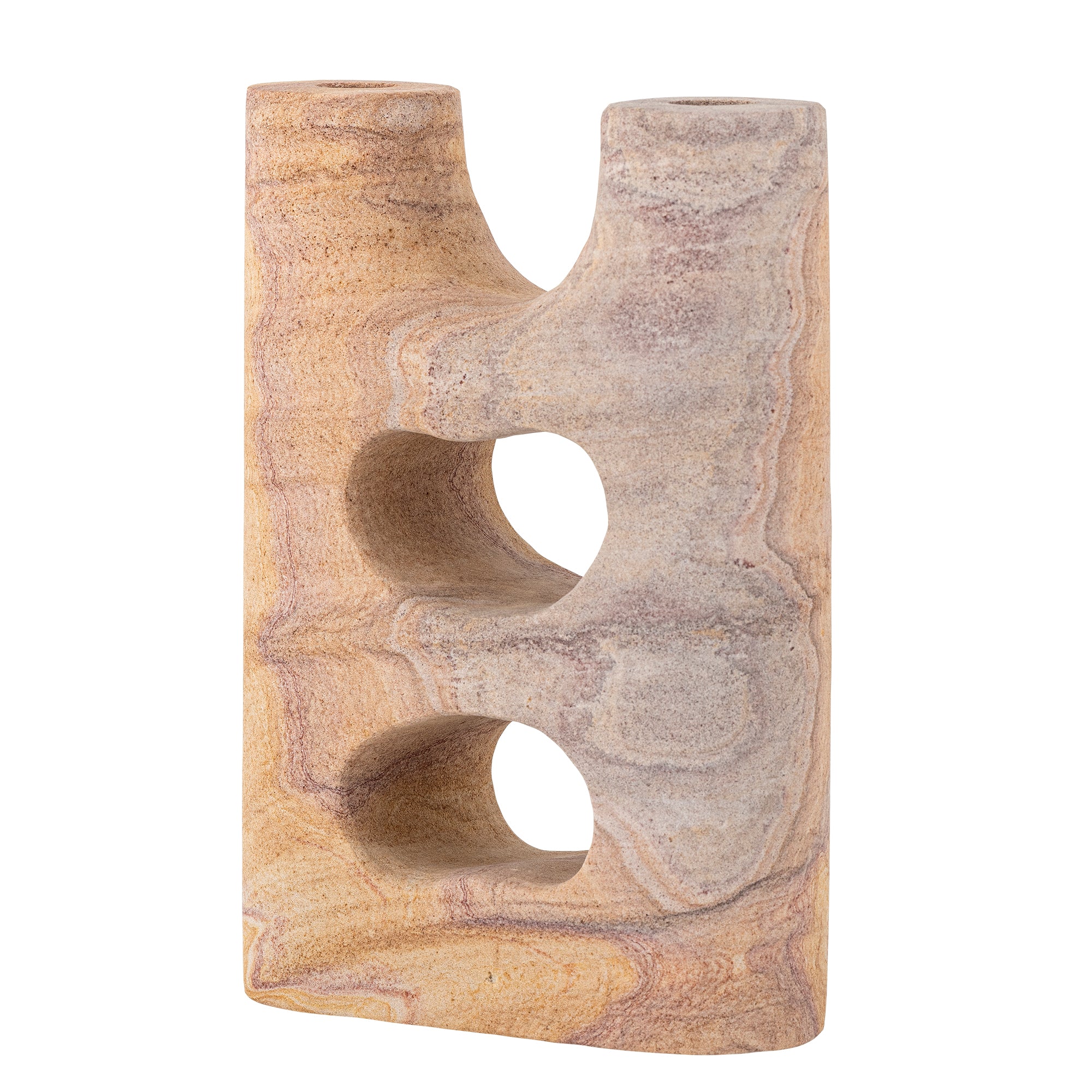 Lodi Sandstone Candle Holder - Nature - Image 2