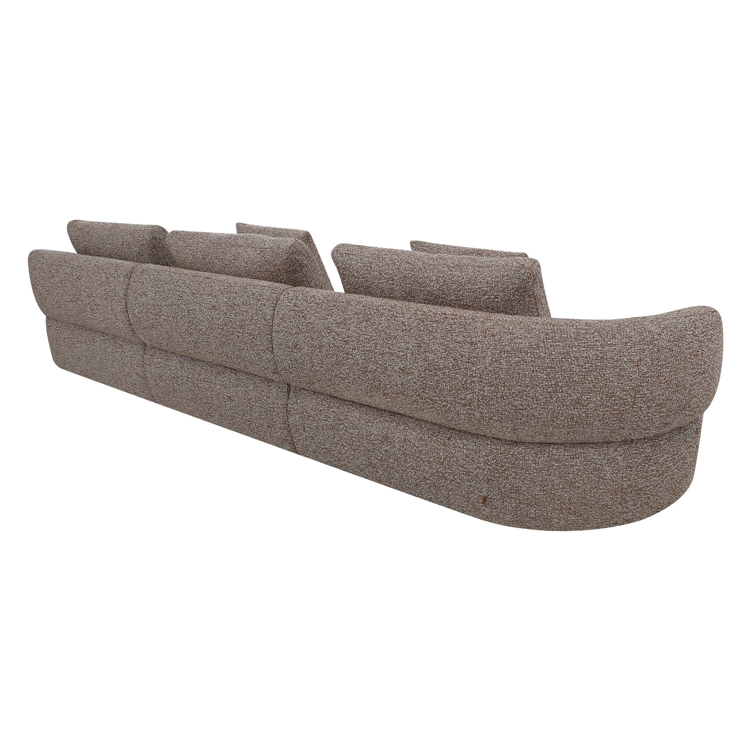 Luca 3 Seater Sofa with Curved Chaise - Image 10