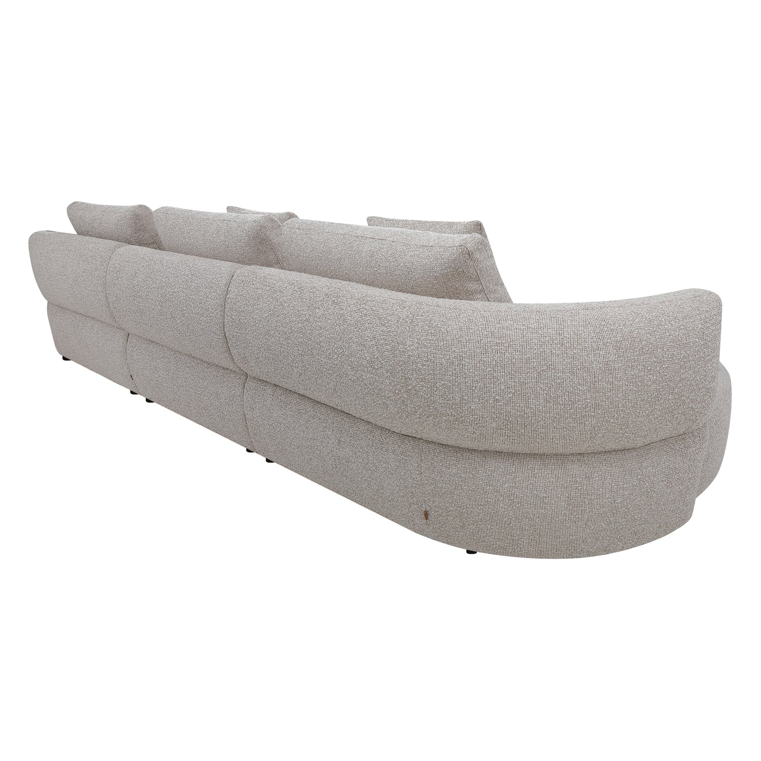 Luca 3 Seater Sofa with Curved Chaise - Image 5