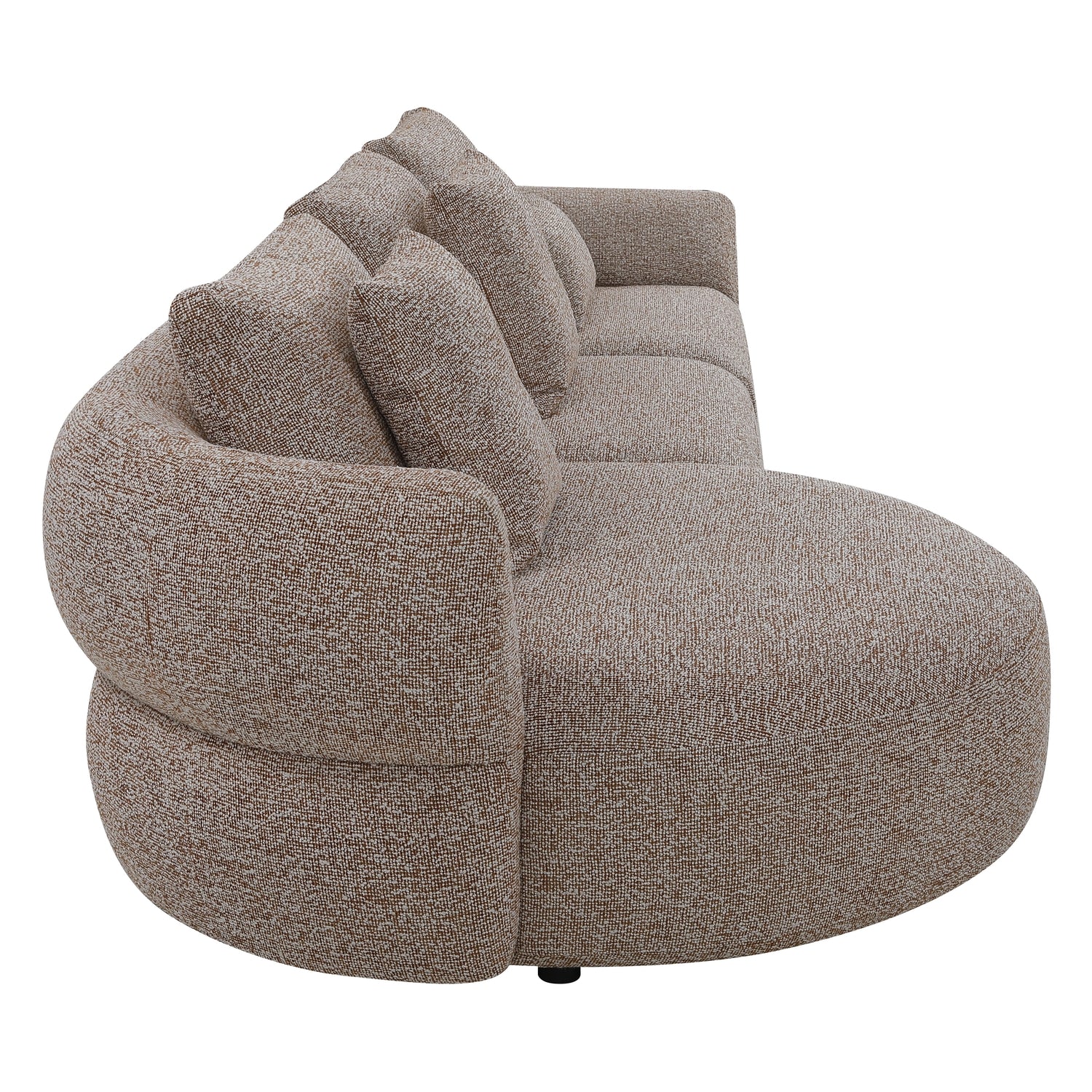 Luca 3 Seater Sofa with Curved Chaise - Image 9