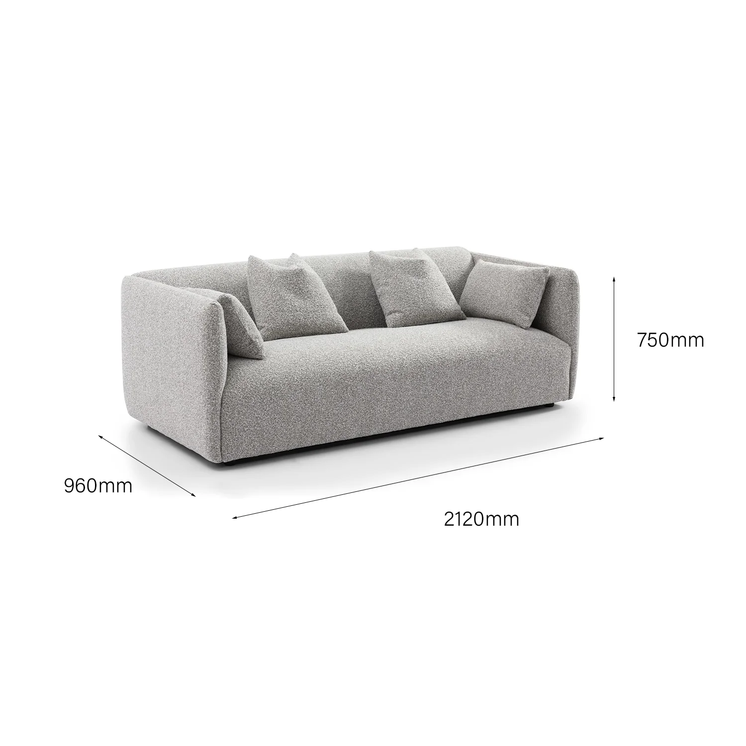 Luna 3 Seater Sofa - Image 13