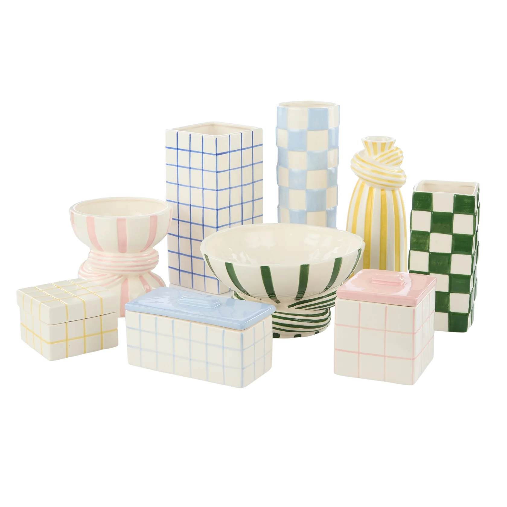 Luo Check Vase - Image 4
