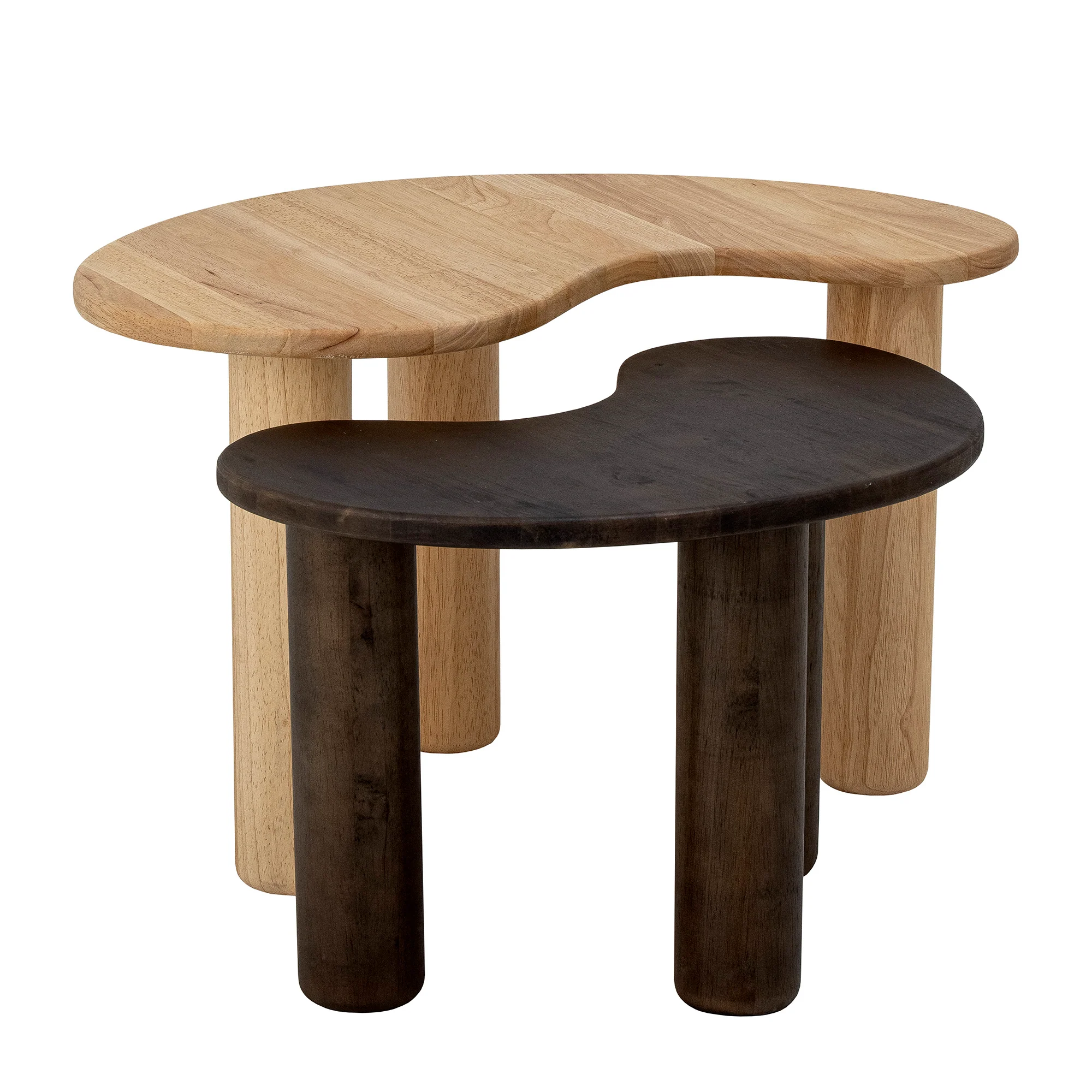 Luppa Rubberwood Coffee Table - Brown - Image 3