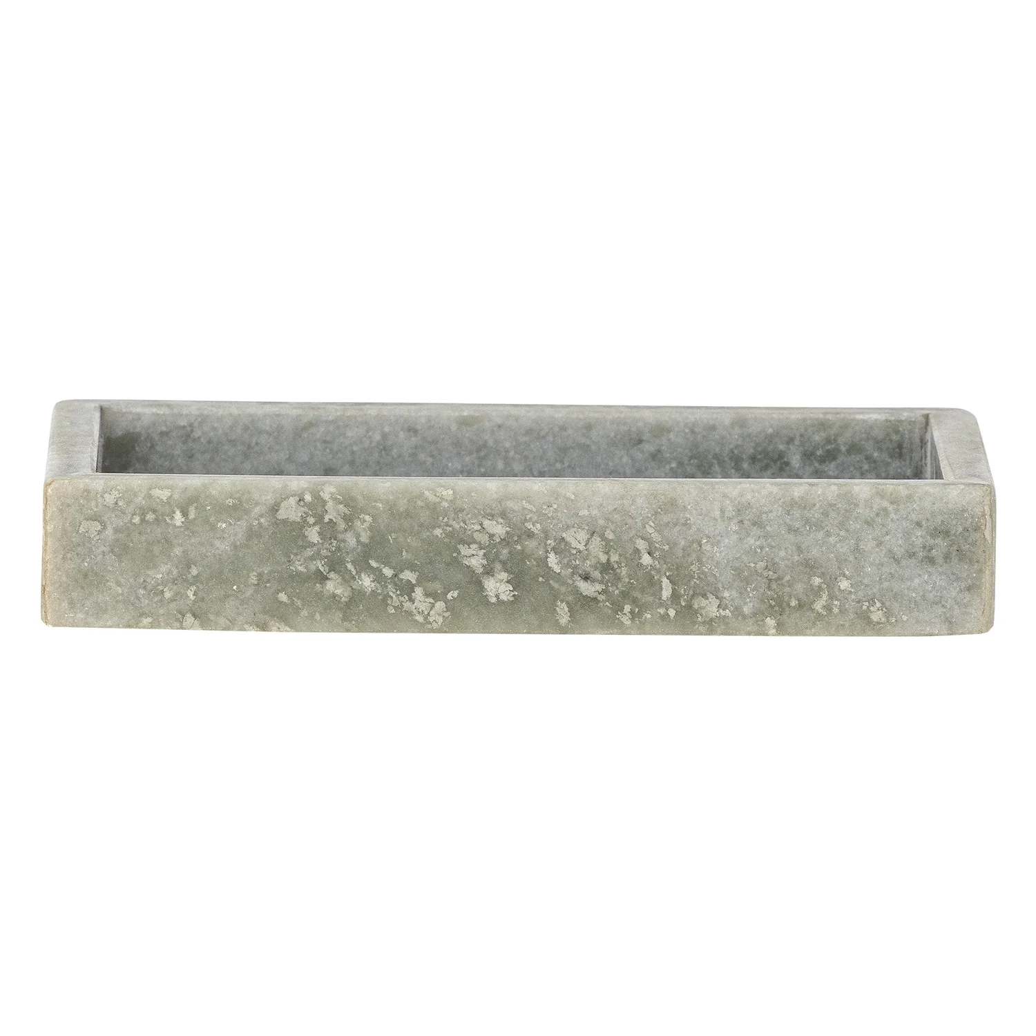 Majsa Marble Rectangular Tray - Green