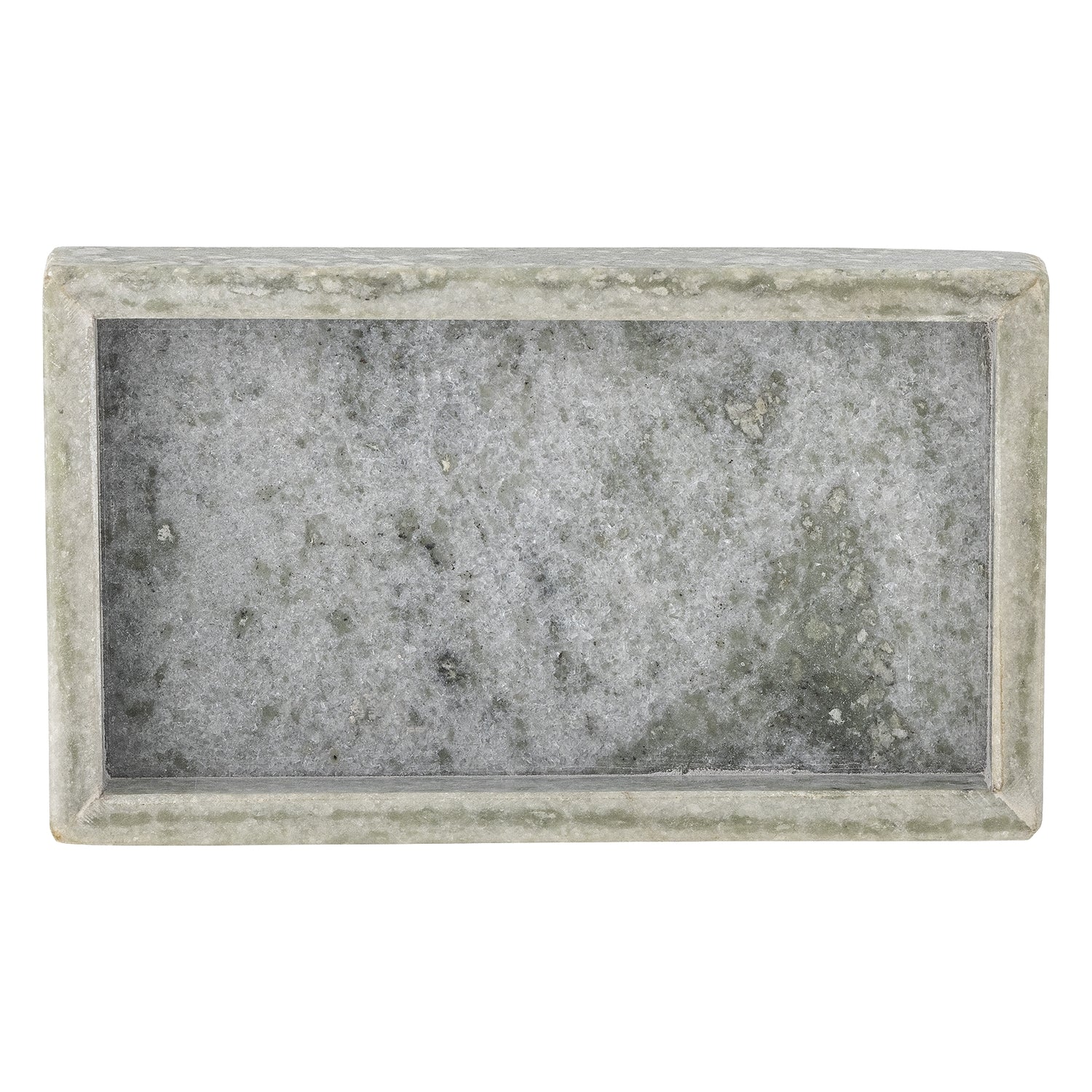 Majsa Marble Rectangular Tray - Green - Image 2