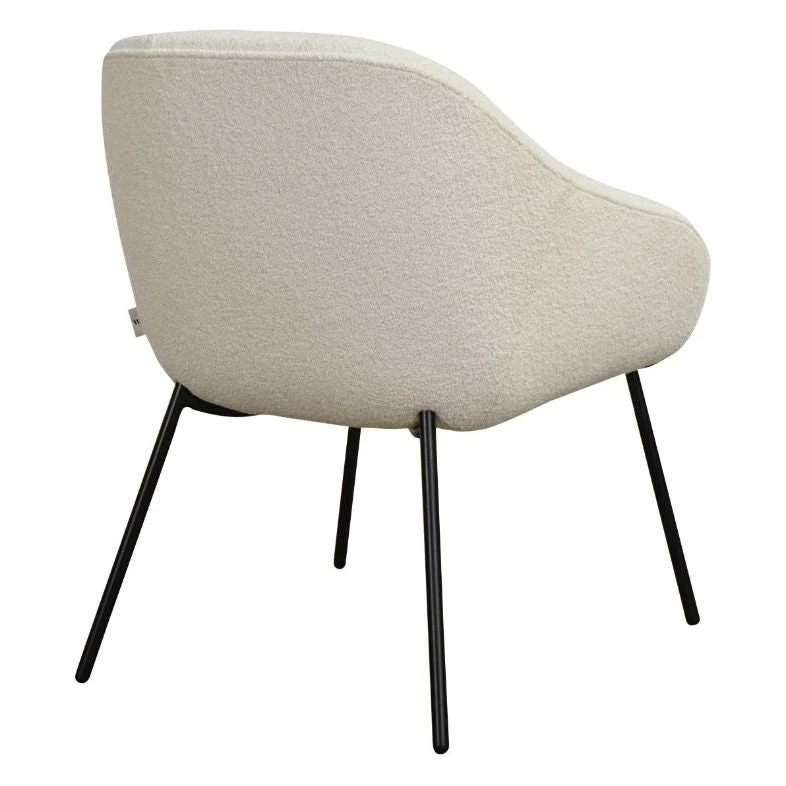 Mango Mini Chair - White Boucle-Cuddle 02 - Floor Stock - Image 3
