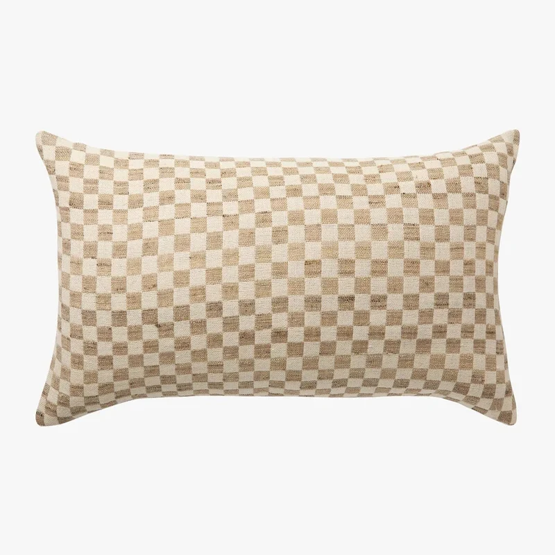 Matteo Rectangle Wool / Silk Cushion - Image 2