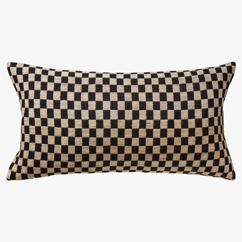 Matteo Rectangle Wool / Silk Cushion - Image 3