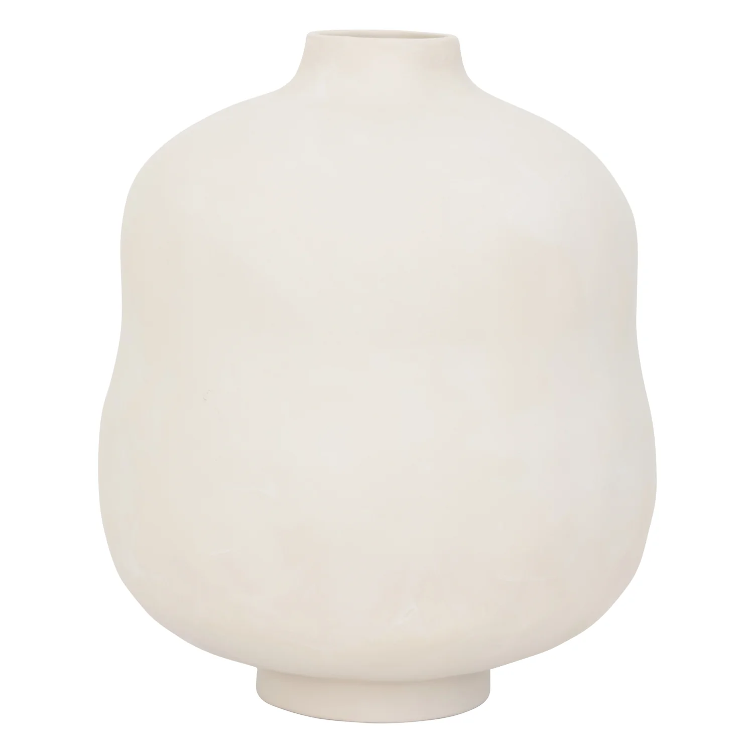 Mille Ceramic Vase - Almond Milk