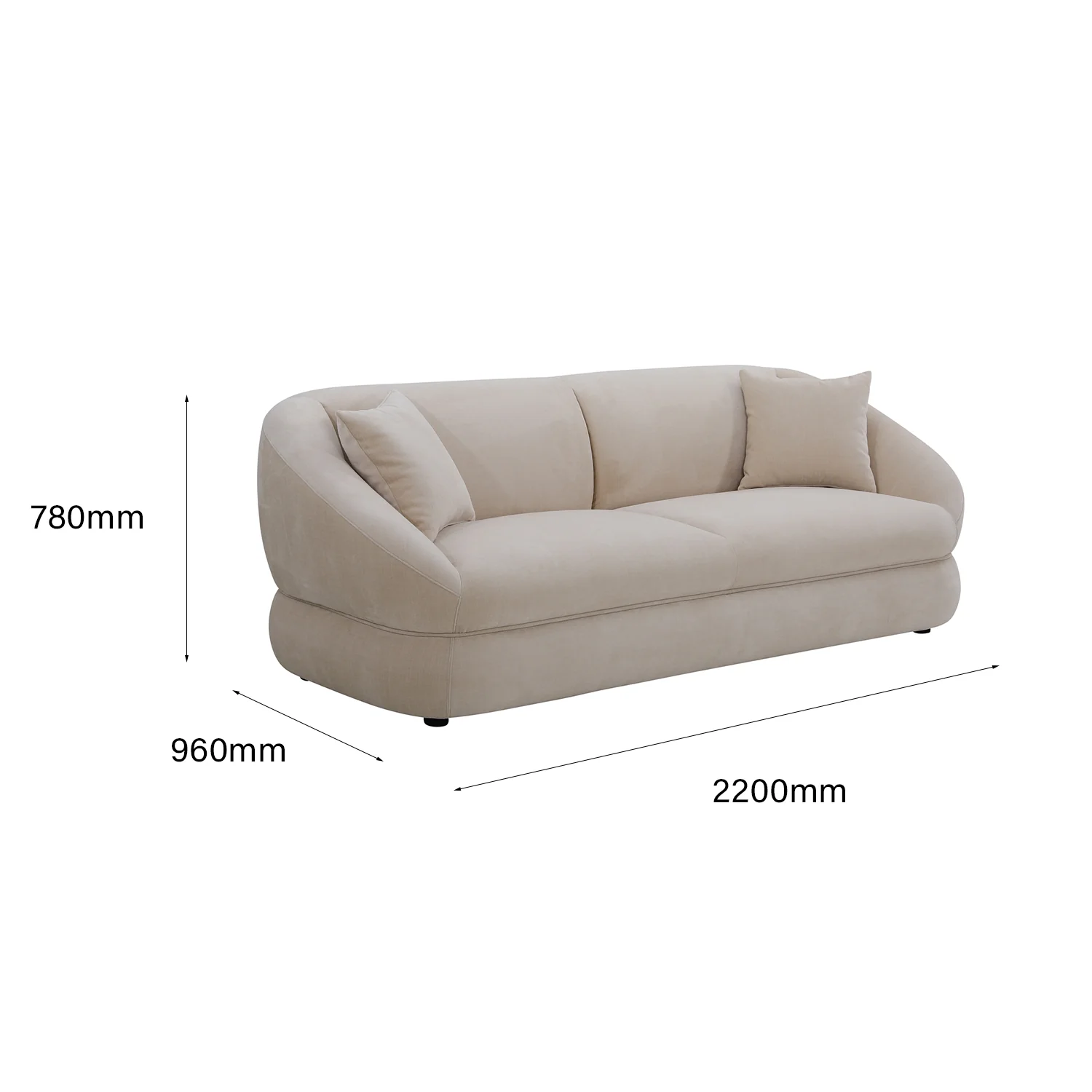 Miri 3 Seater Sofa - Image 12
