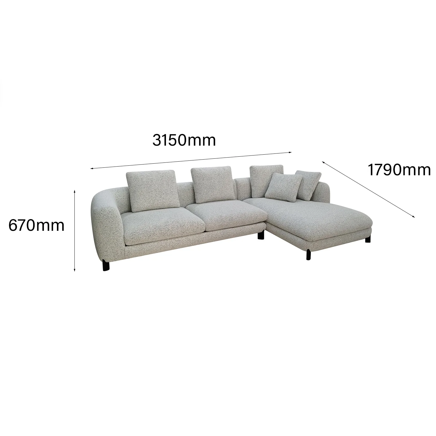 Morgan L Shape Sofa - Image 13
