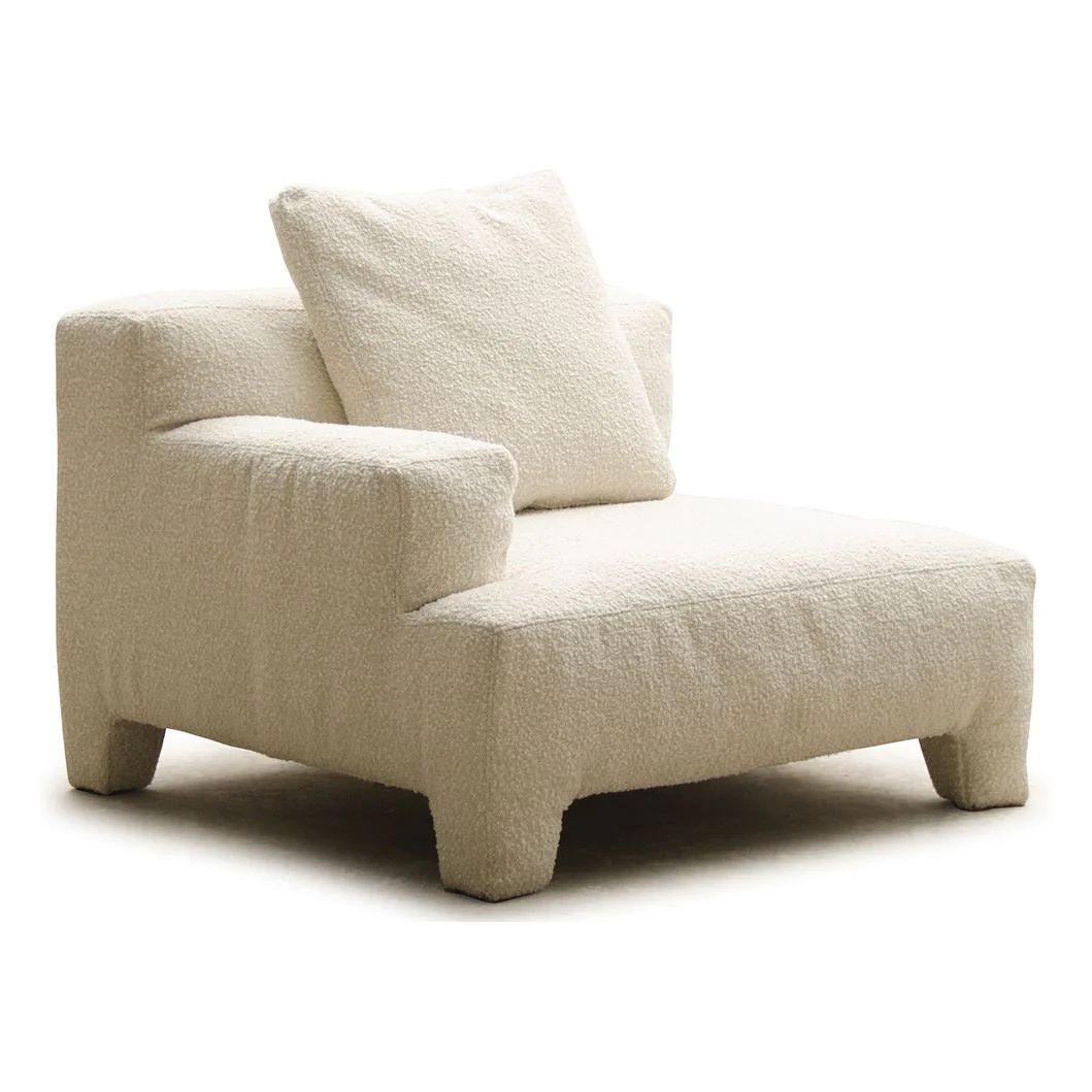 Morocco Sofa - 1 Arm Left Facing - Milk-Bigello 0002 - Floor Stock