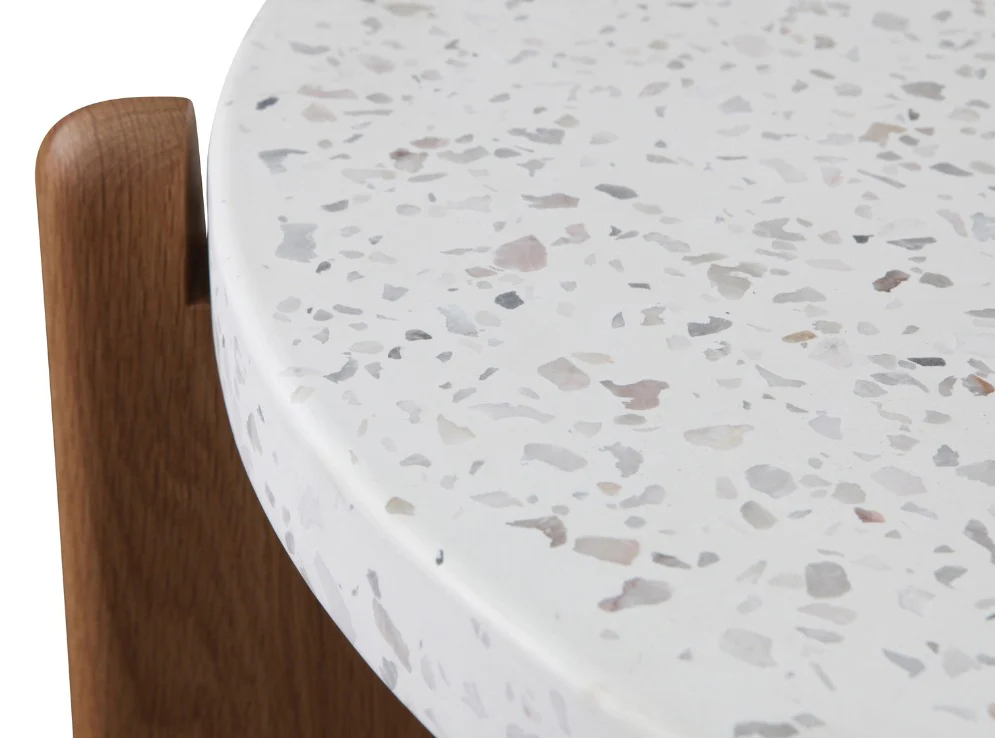Native Terrazzo Tall Coffee Table - Small - Image 11