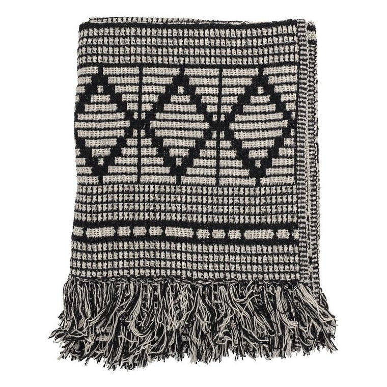 Gutte Cotton Throw - Black - Image 2