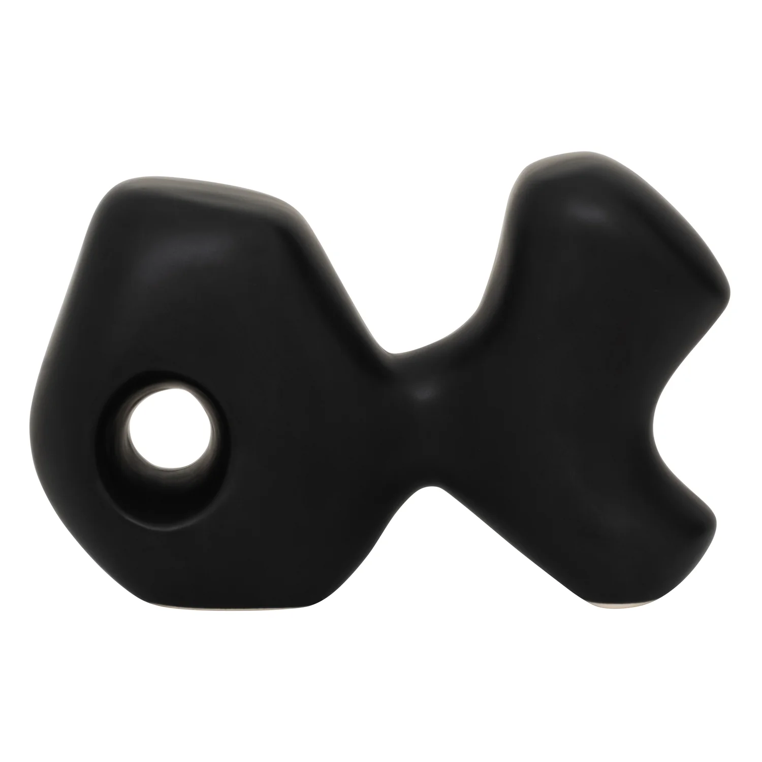 Noggin Ceramic Object - Black