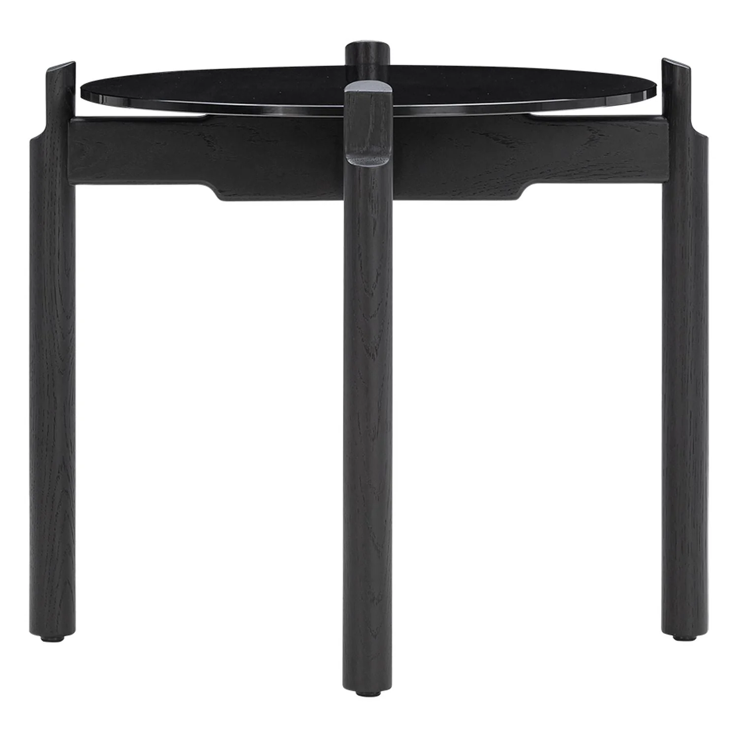 Notch Round Side Table - Small - Black - Floor Stock - Image 2