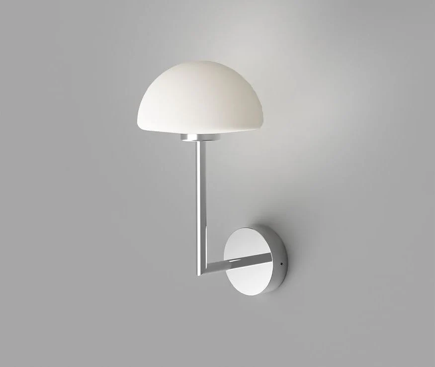 Orb Dome Long Arm Wall Light