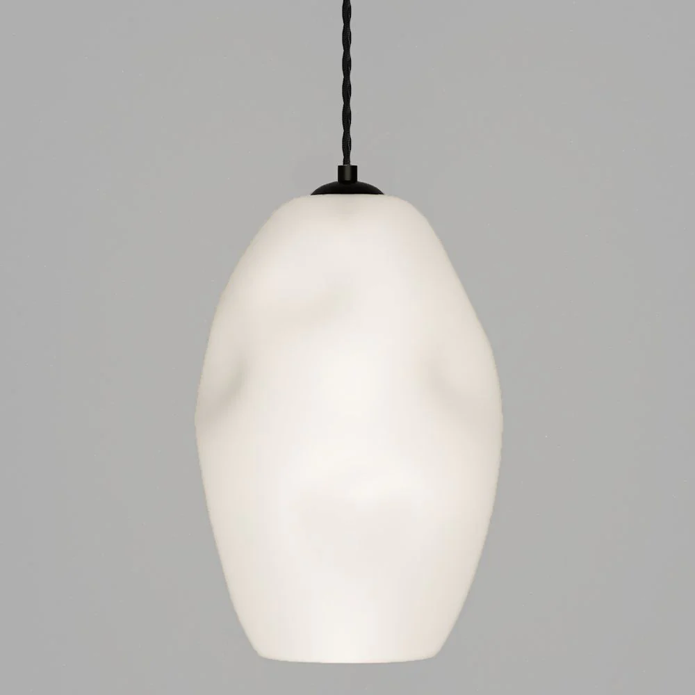 Organic Frosted Pendant Light - Image 2