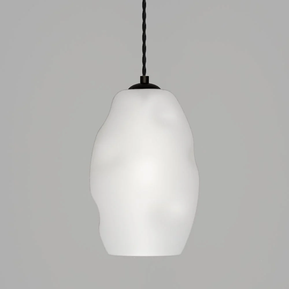 Organic Frosted Pendant Light - Image 3