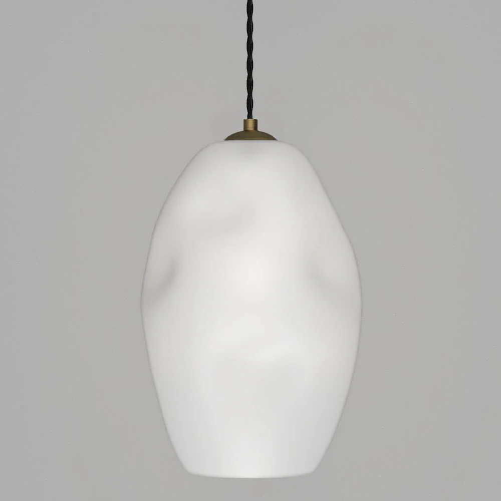 Organic Frosted Pendant Light - Image 5