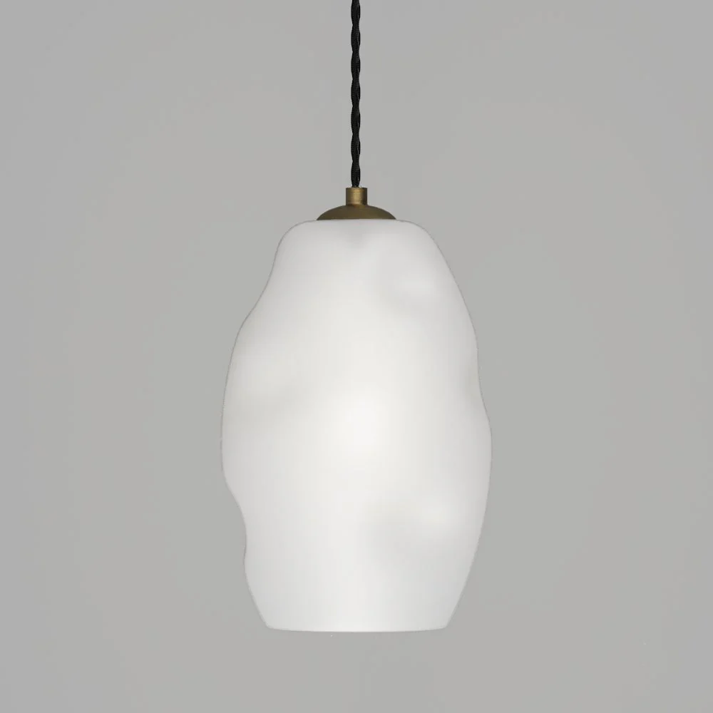 Organic Frosted Pendant Light - Image 7