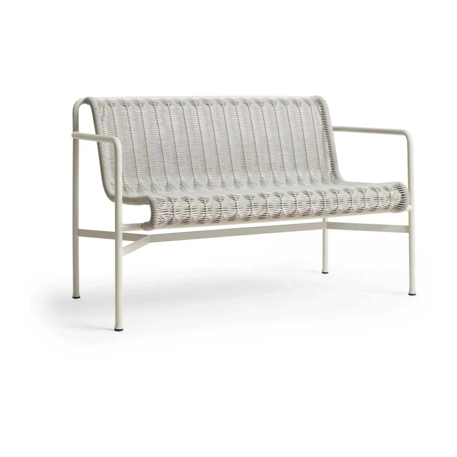 Palissade Cord Dining Bench with Armrest