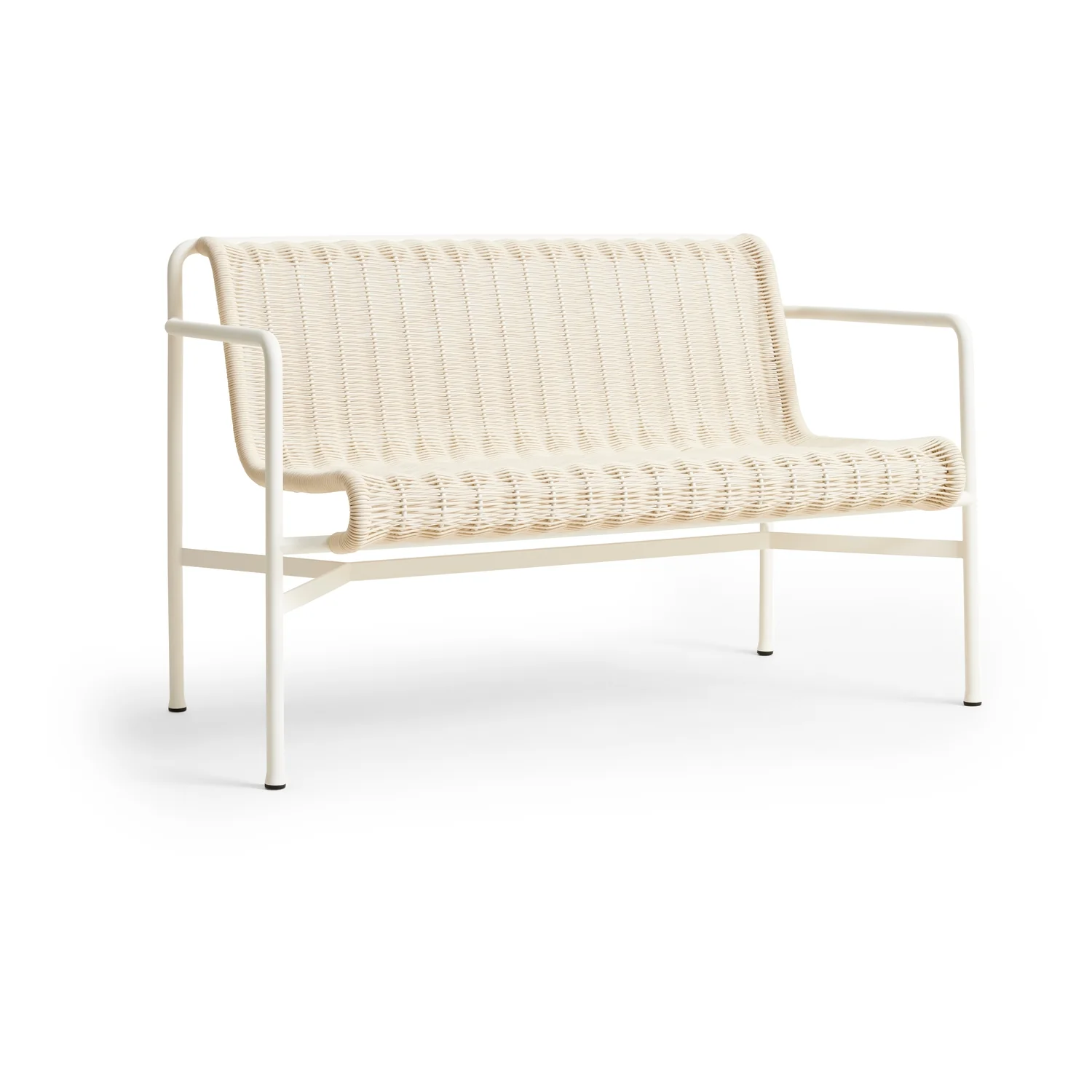 Palissade Cord Dining Bench with Armrest - Image 4