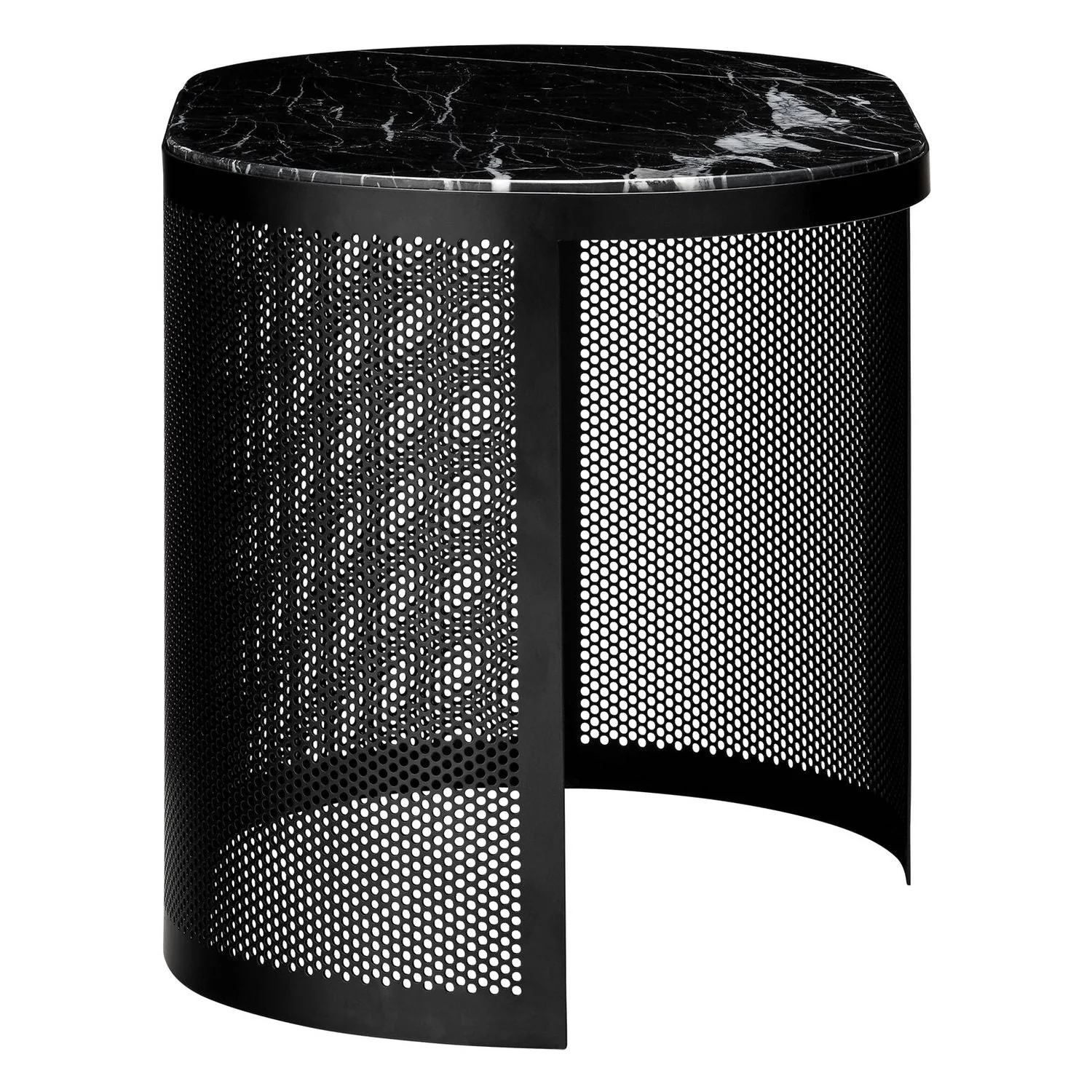 Pausillus Side Table - Medium - Black Marble - Floor Stock - Image 4