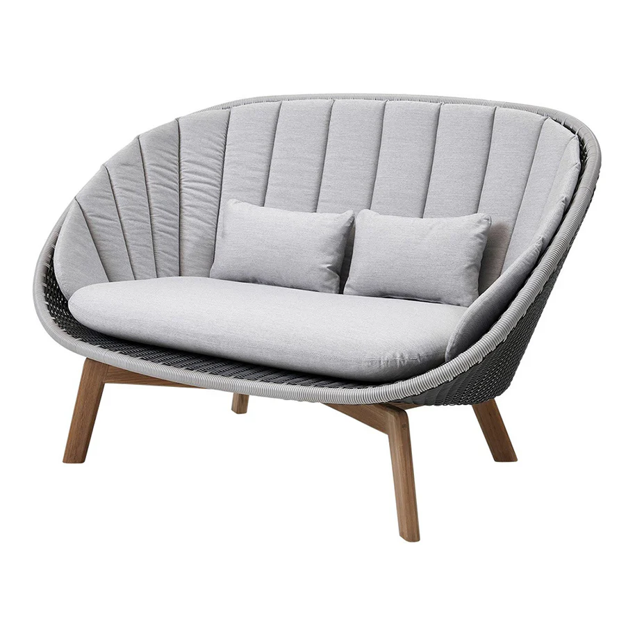 Peacock 2 Seater Sofa - Weave - Image 2