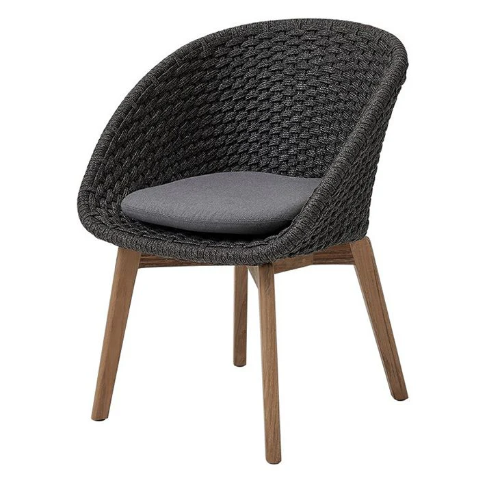 Peacock Dining Chair - Soft Rope - Image 2