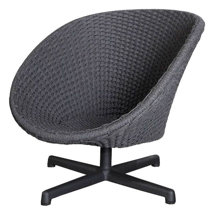 Peacock Swivel Lounge Chair - Soft Rope - Image 4