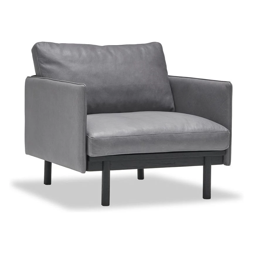 Pensive Leather Lounge Chair - Image 10