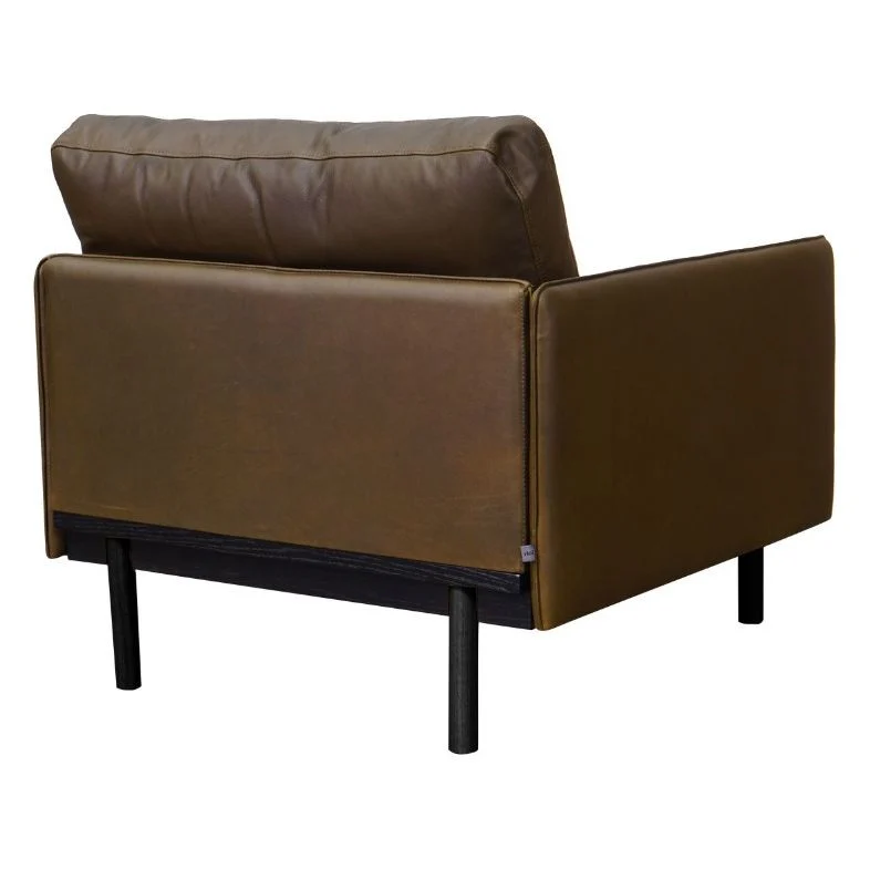 Pensive Leather Lounge Chair - Image 4