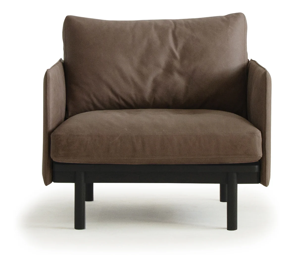 Pensive Leather Lounge Chair - Image 5