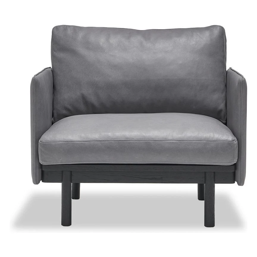 Pensive Leather Lounge Chair - Image 9