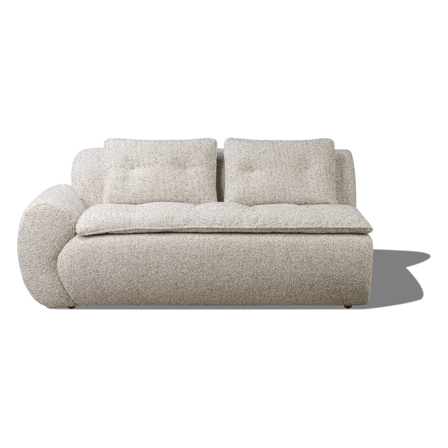 Petra Sofa - 2 Seater Right Arm - Wade Cookie - Floor Stock - Image 2