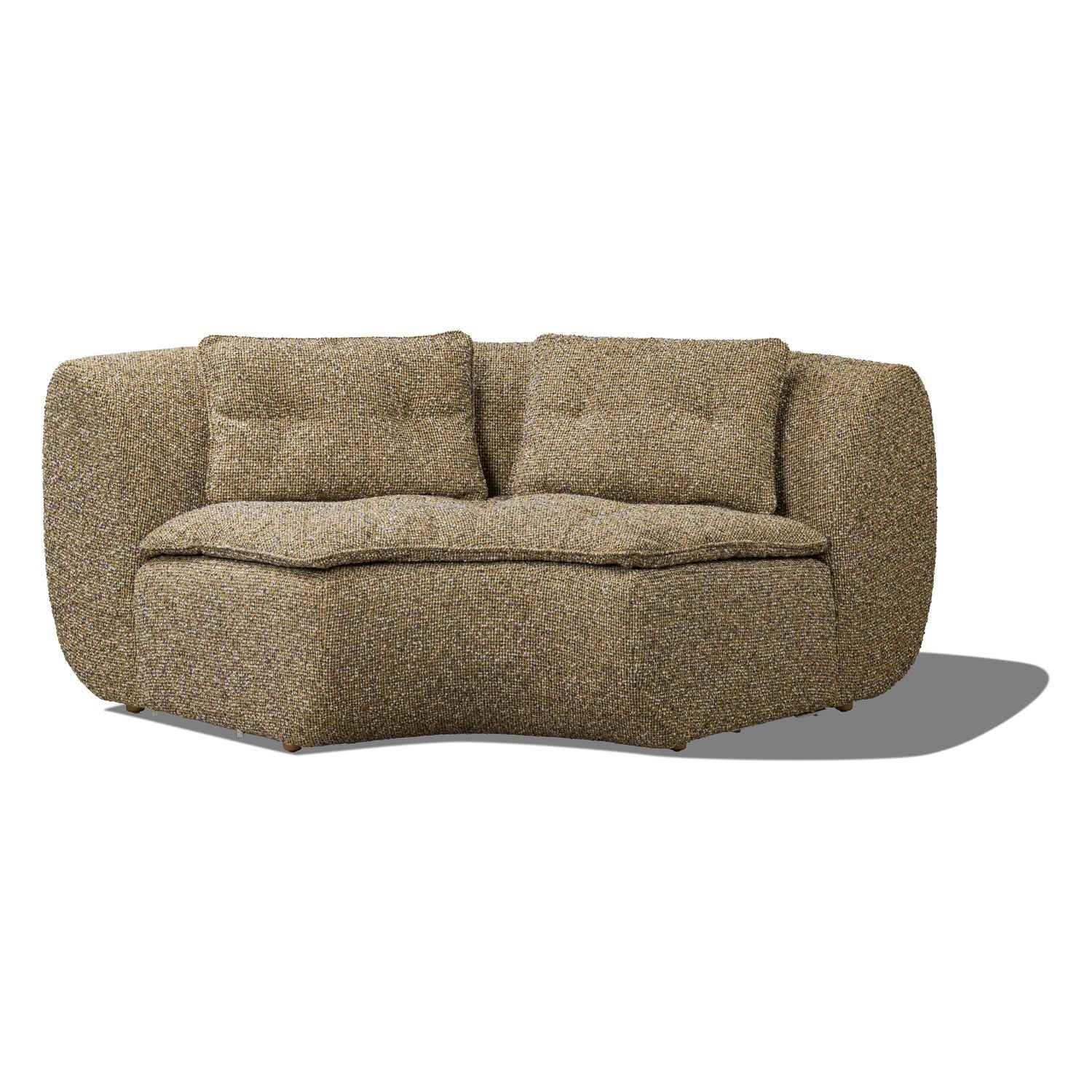 Petra Sofa - Round Corner - Wade Bumblebee - Floor Stock