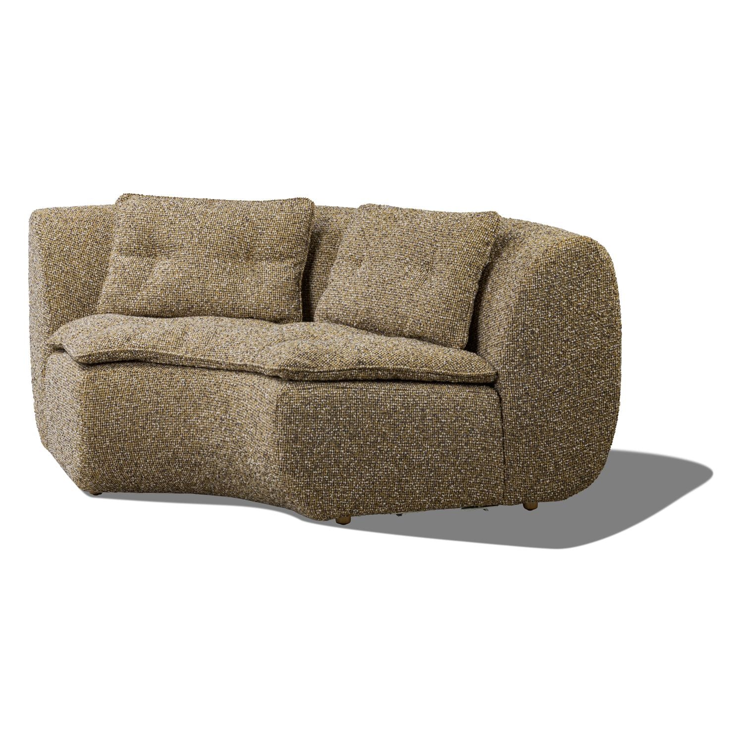 Petra Sofa - Round Corner - Wade Bumblebee - Floor Stock - Image 2