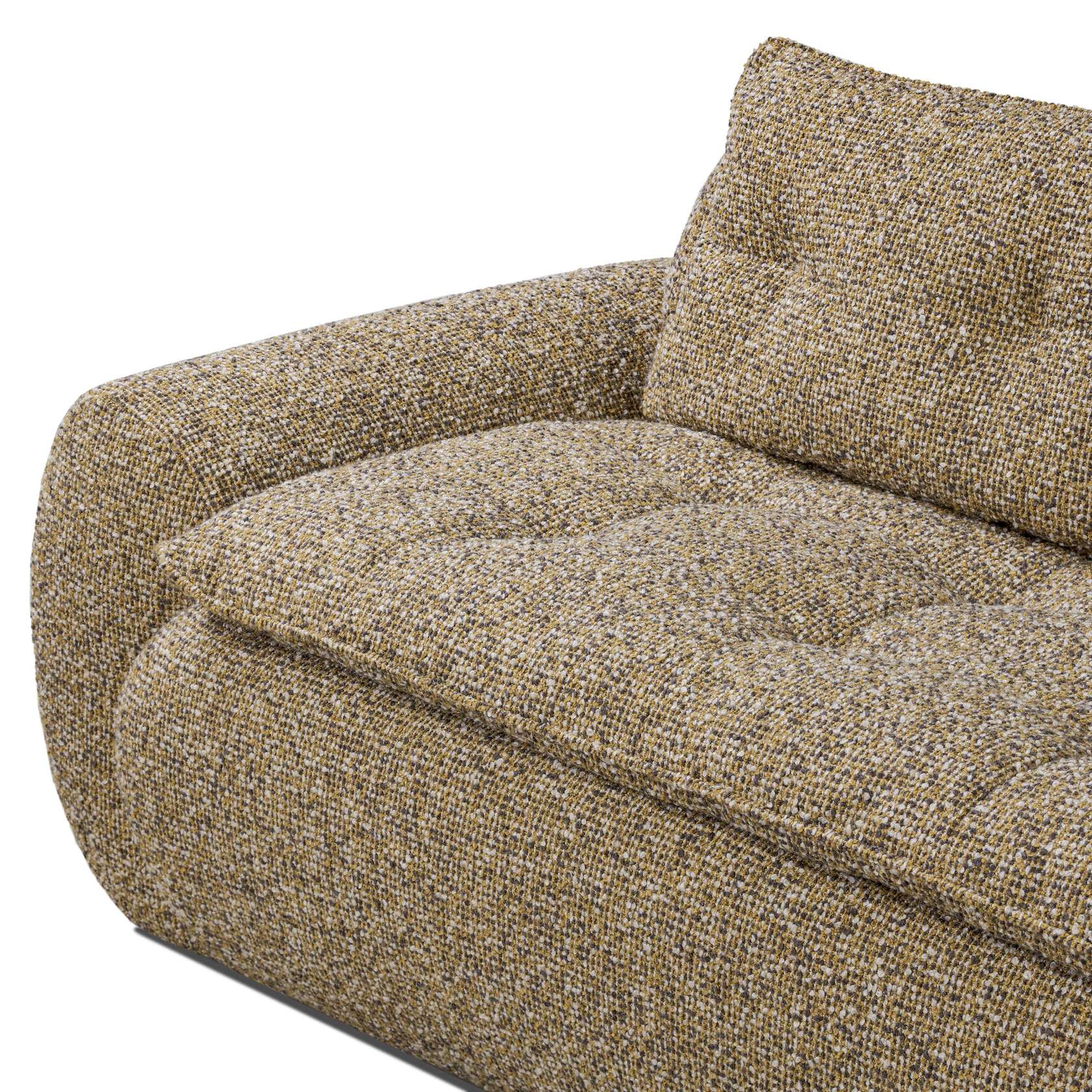 Petra Sofa - Square Corner - Wade Bumblebee - Floor Stock - Image 4
