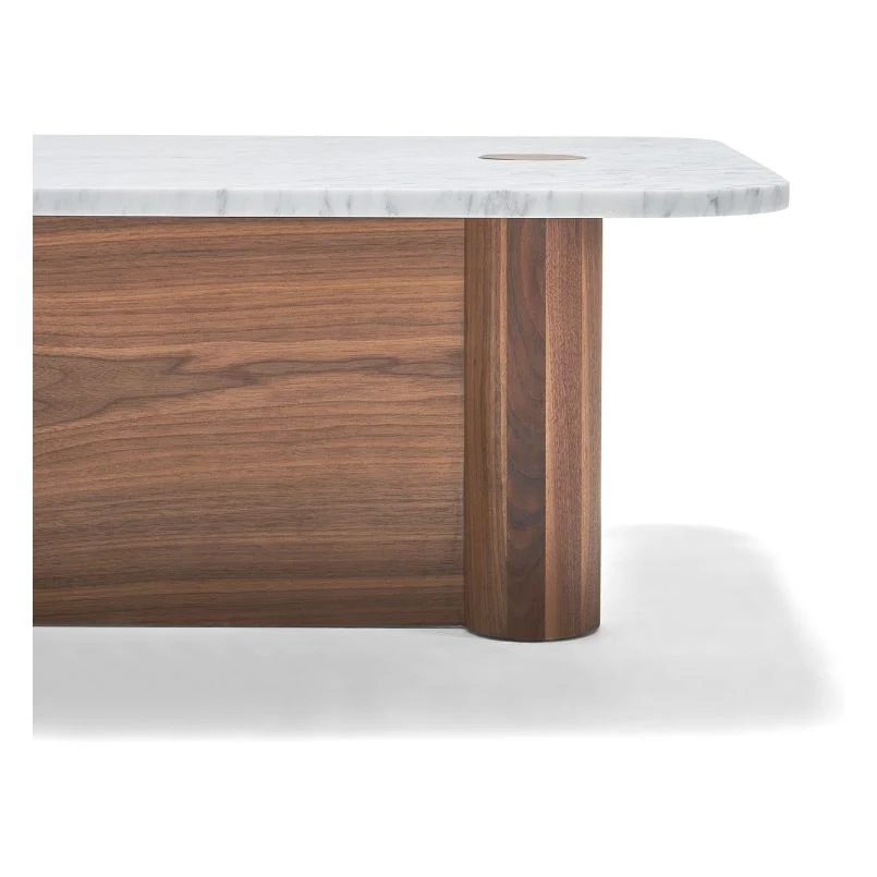 Pivot Rectangular Marble Coffee Table - Image 6