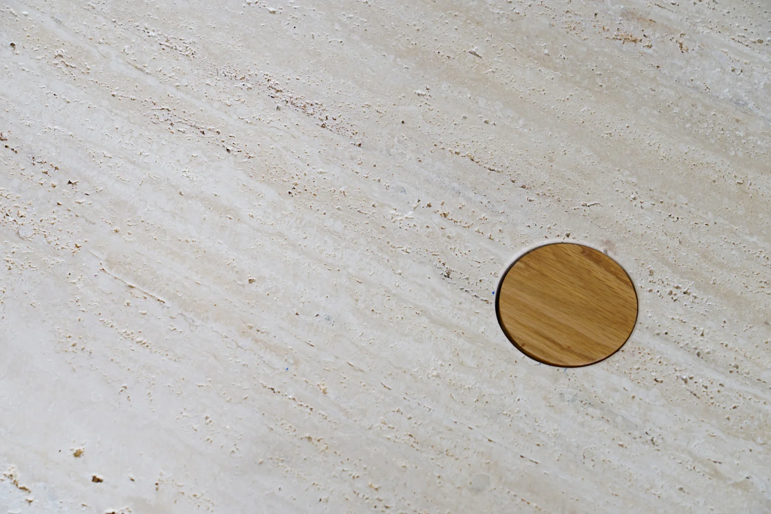 Pivot Rectangular Travertine Coffee Table - Image 5