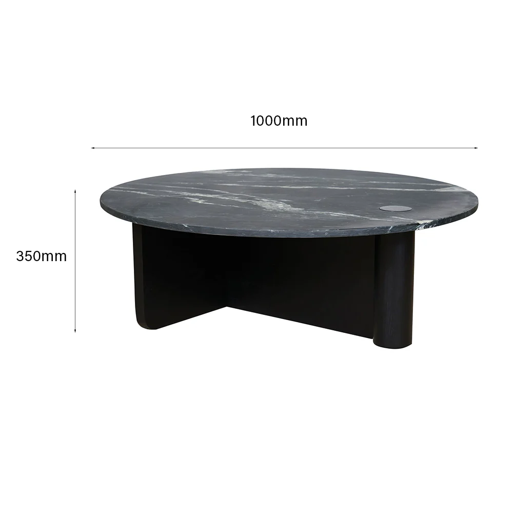Pivot Round Marble Coffee Table - Image 13