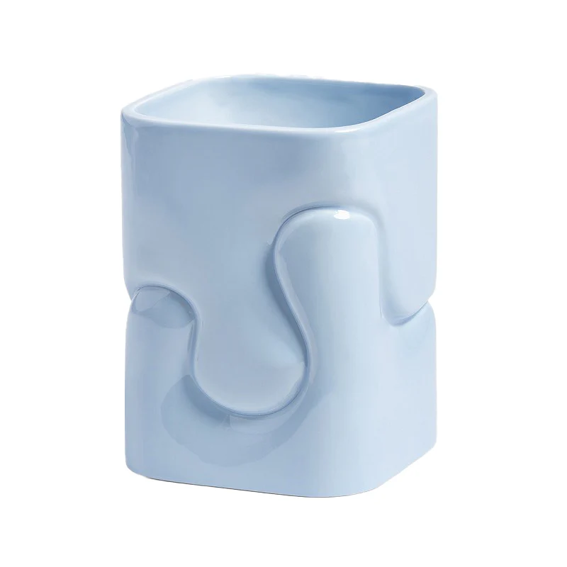 Puffy Vase - Light Blue