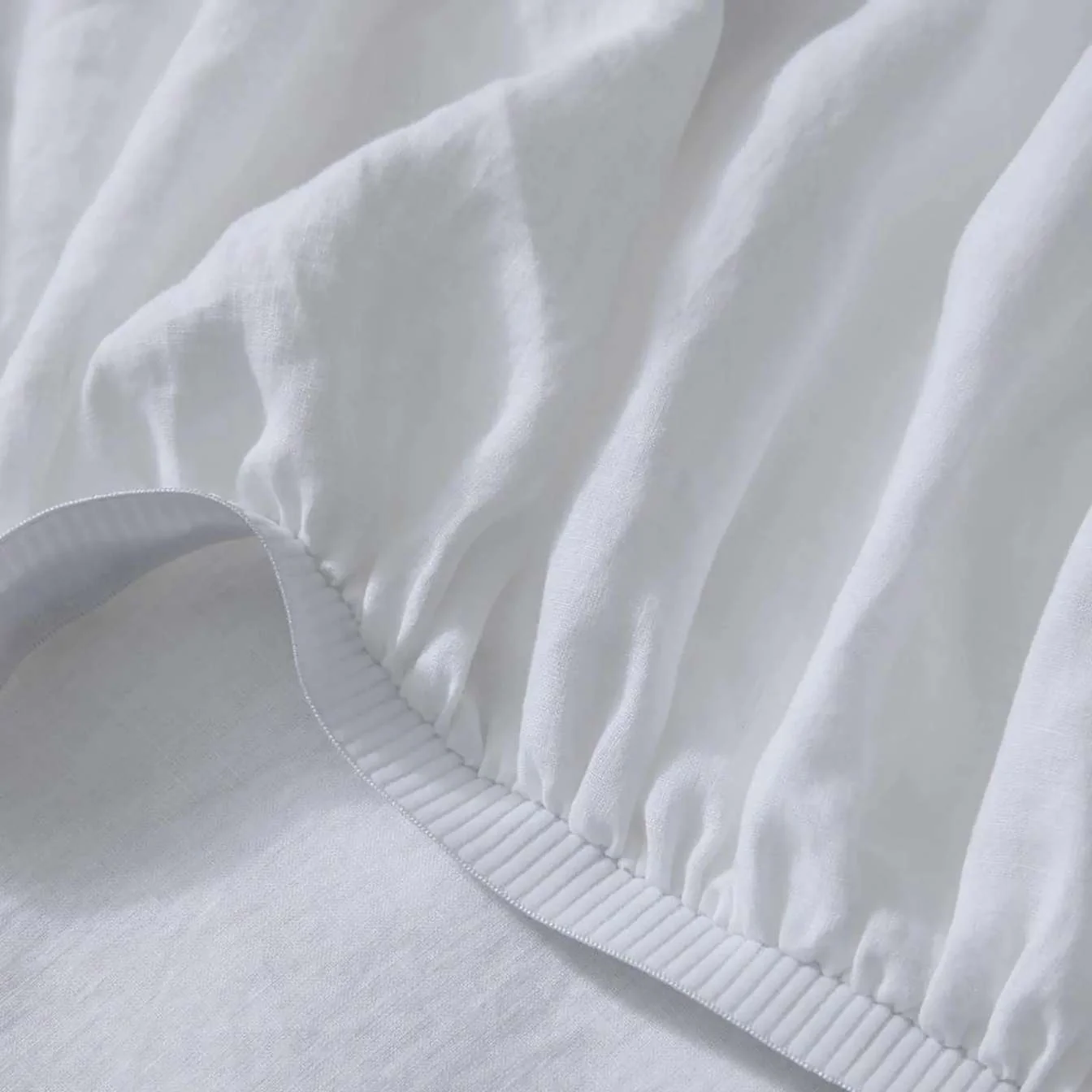 Ravello French Flax Linen Fitted Sheet - Image 4