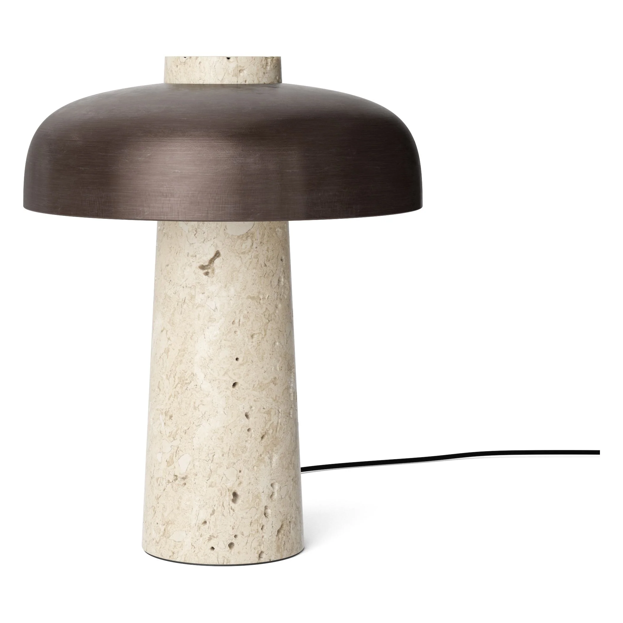 Reverse Travertine Table Lamp - Image 3