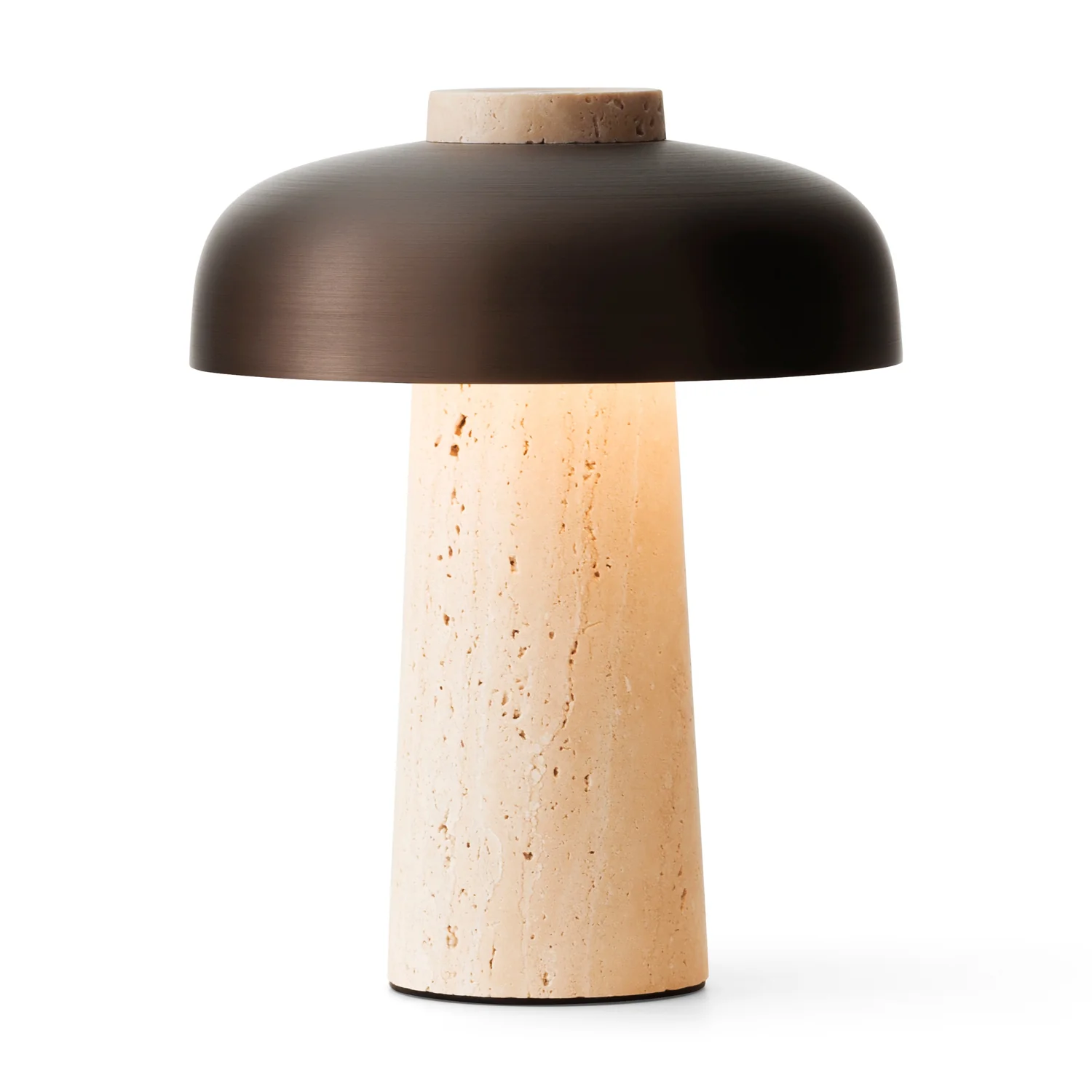 Reverse Travertine Portable Table Lamp - Image 2