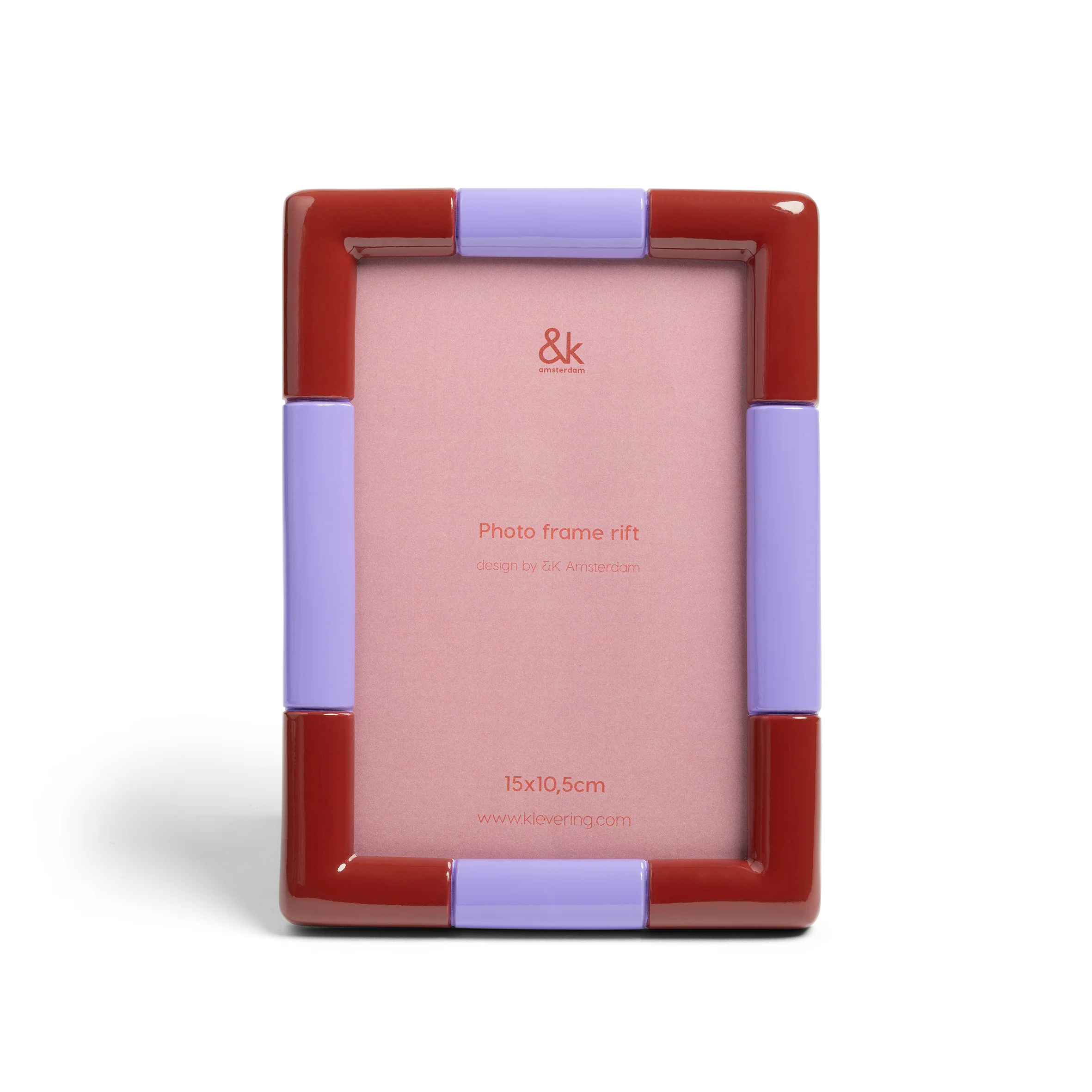 Rift Photo Frame - Burgundy