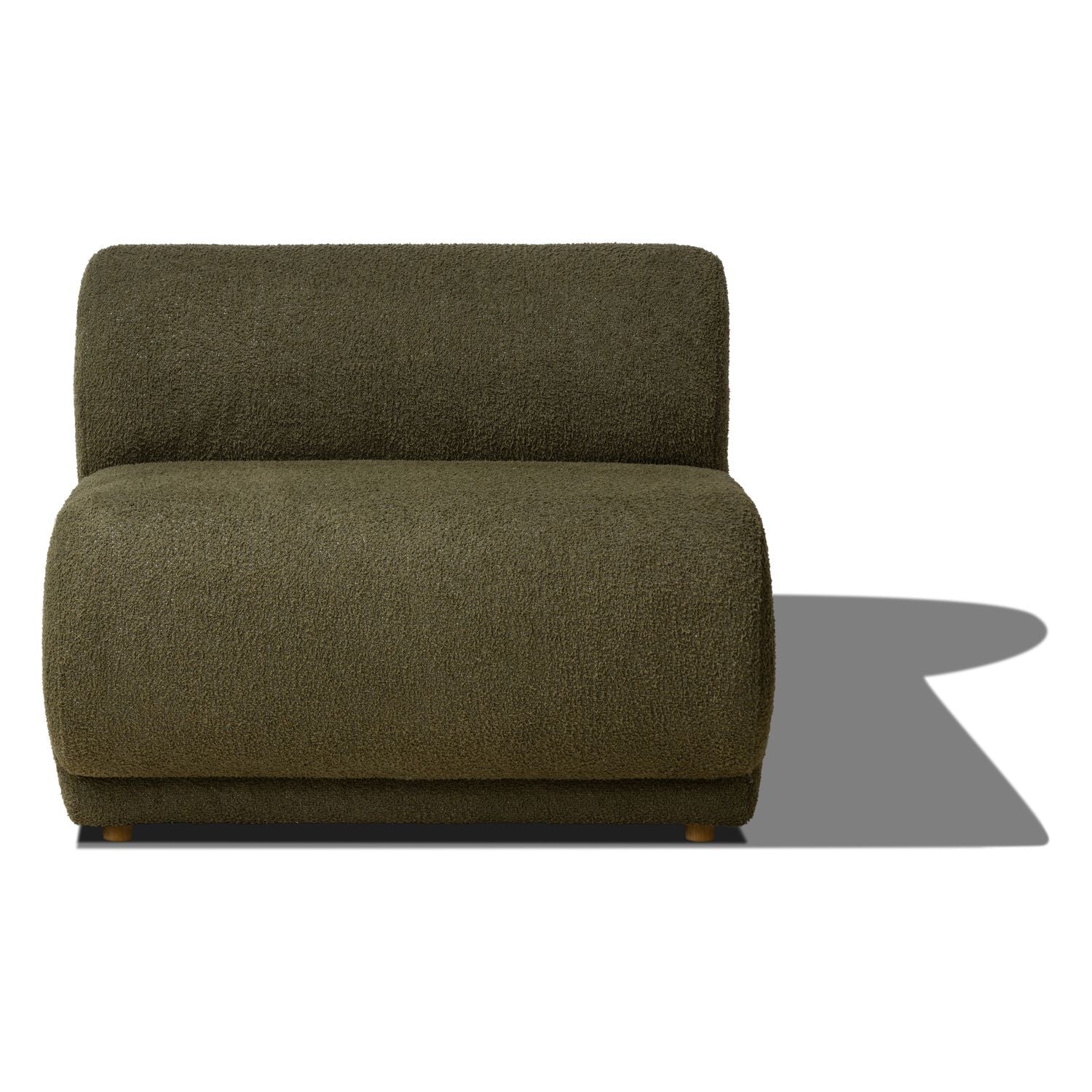 Rowen Modular Sofa - 1 Seater No Arm - Wade Olive - Floor Stock - Image 3