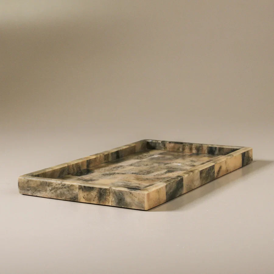 Sephia Horn & Resin Tray