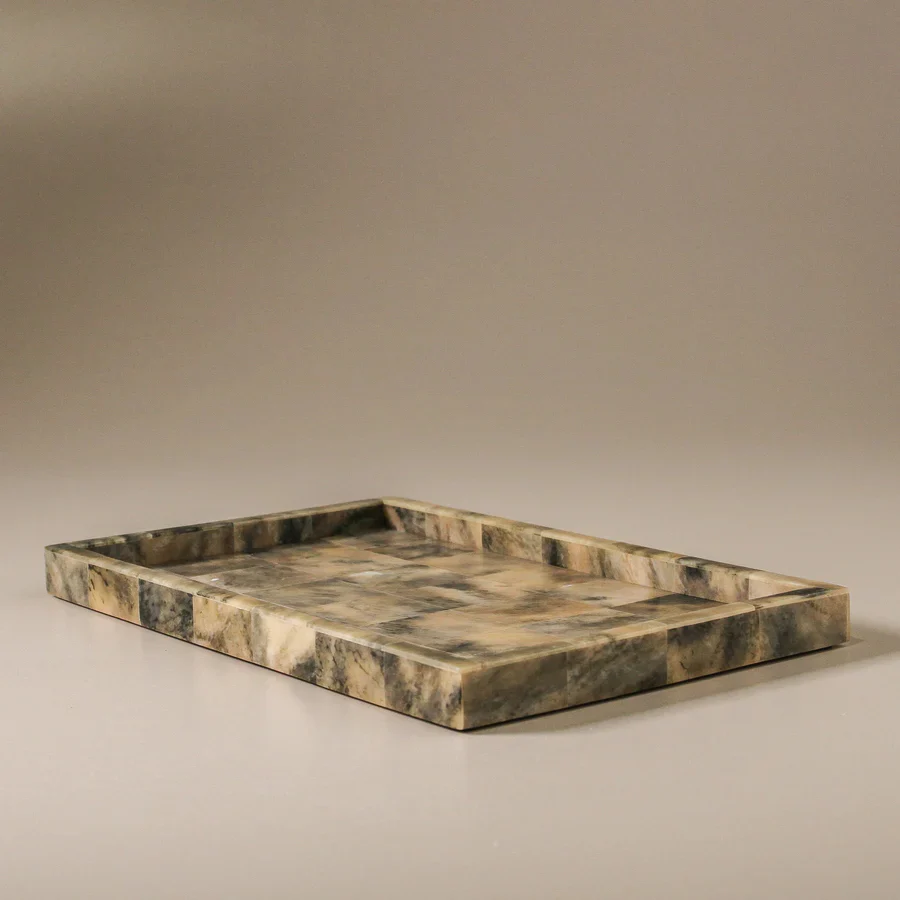 Sephia Horn & Resin Tray - Image 2